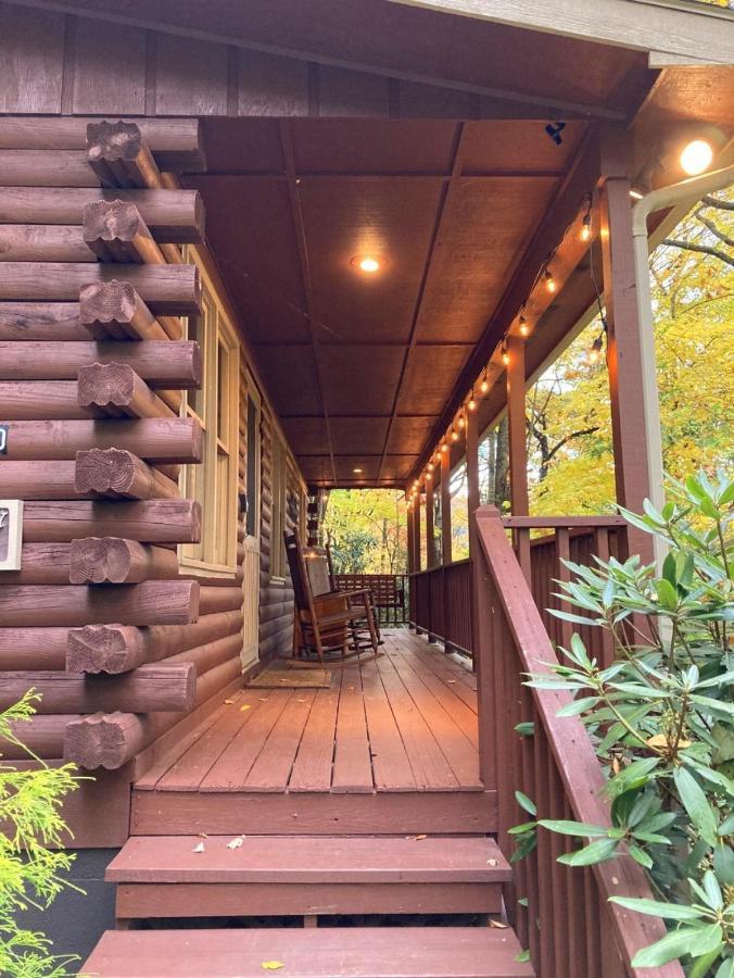 Log Cabin On Peaceful River Blowing Rock Esterno foto
